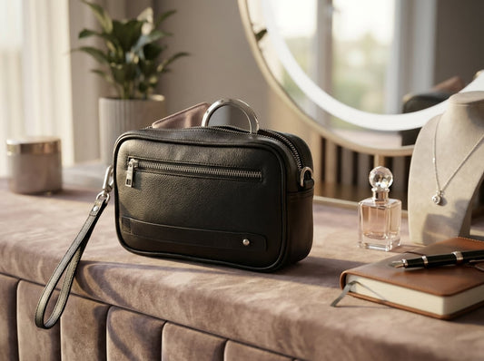 Premium Travel Organizer – Magnetic & Zipper Side Chamber